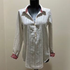 Anthropology isabella Sandair pinstripe tunic small